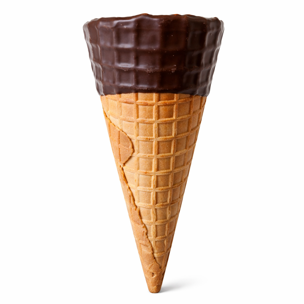 Choc Dip Waffle Cone - 2/3 Scoops (78 units)