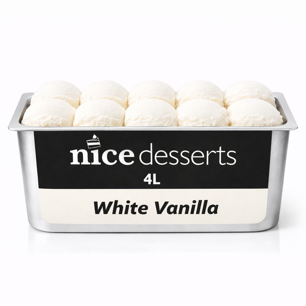 Wholesale Ice Cream - White Vanilla | 4L