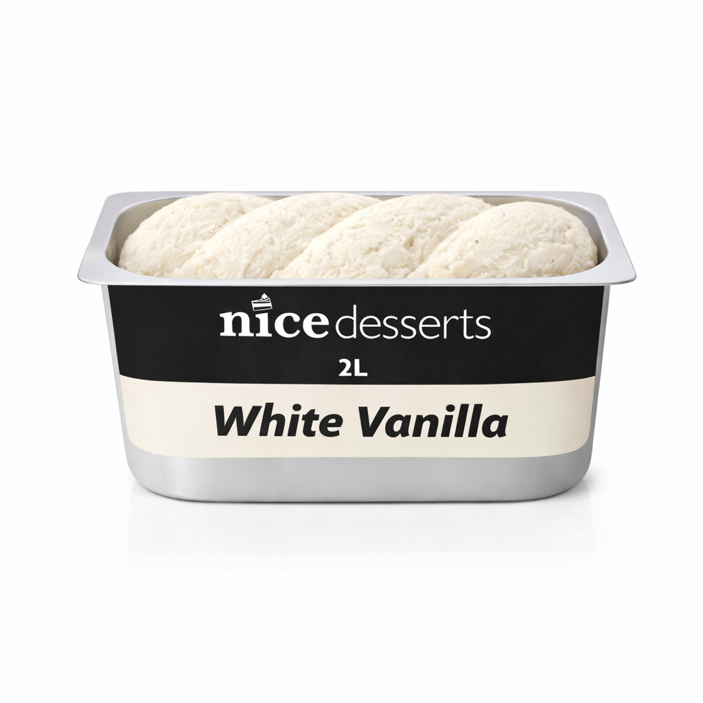 Wholesale Ice Cream - White Vanilla | 2L