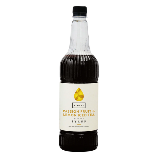 Simply Passion Fruit & Lemon Ice Tea 1L Syrup