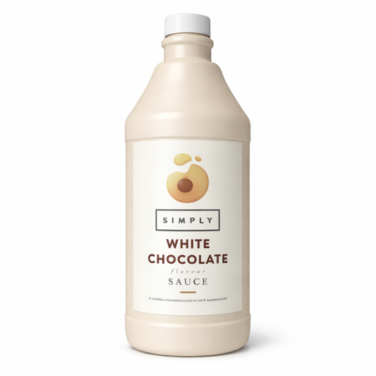 Simply White Chocolate Topping Sauce 2.5KG