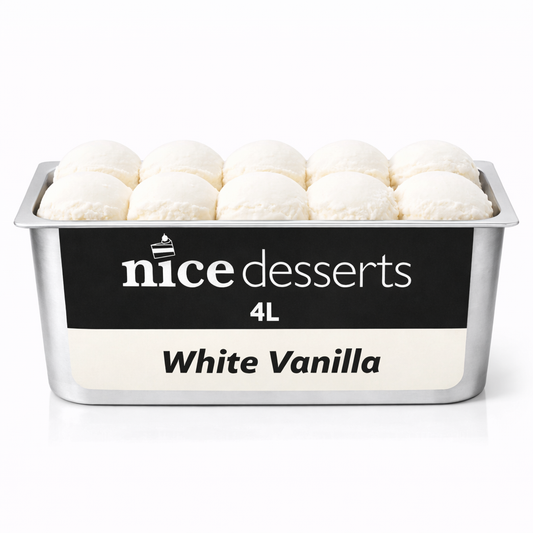 Wholesale Ice Cream - White Vanilla | 4L