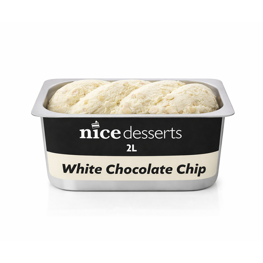 Wholesale Ice Cream - White Chocolate Chip | 2L
